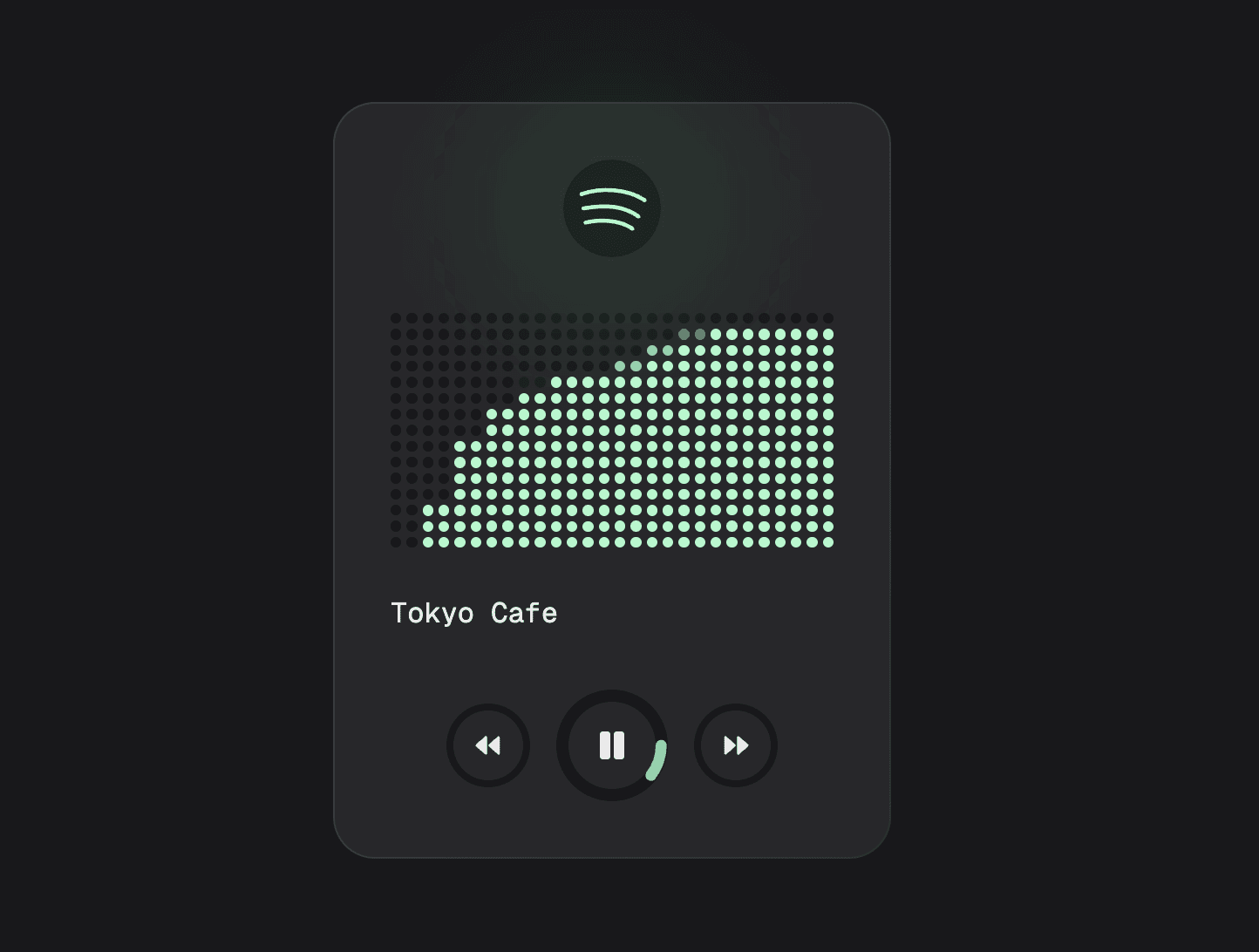 Minimalistic Music Player